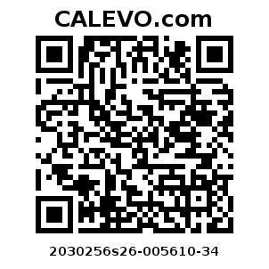 Calevo.com Preisschild 2030256s26-005610-34