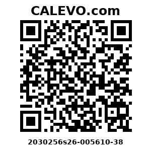 Calevo.com Preisschild 2030256s26-005610-38