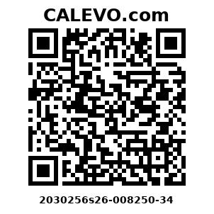 Calevo.com Preisschild 2030256s26-008250-34