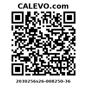 Calevo.com Preisschild 2030256s26-008250-36