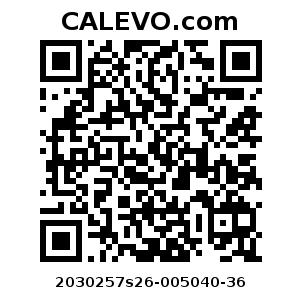 Calevo.com Preisschild 2030257s26-005040-36