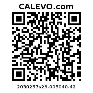 Calevo.com Preisschild 2030257s26-005040-42