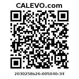 Calevo.com Preisschild 2030258s26-005040-34