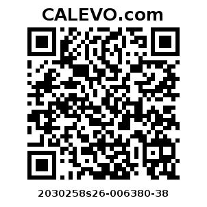 Calevo.com Preisschild 2030258s26-006380-38
