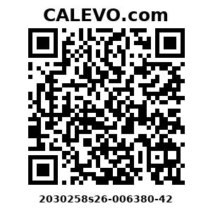 Calevo.com Preisschild 2030258s26-006380-42