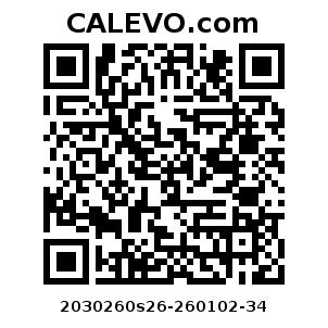 Calevo.com Preisschild 2030260s26-260102-34