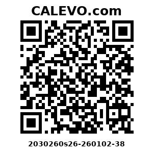 Calevo.com Preisschild 2030260s26-260102-38