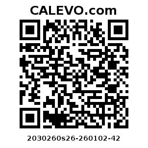 Calevo.com Preisschild 2030260s26-260102-42