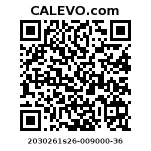 Calevo.com Preisschild 2030261s26-009000-36
