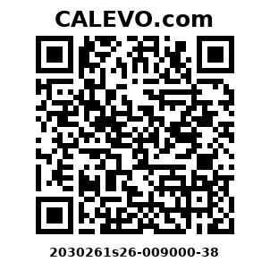 Calevo.com Preisschild 2030261s26-009000-38