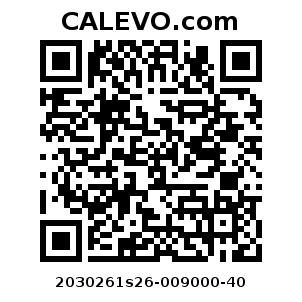 Calevo.com Preisschild 2030261s26-009000-40