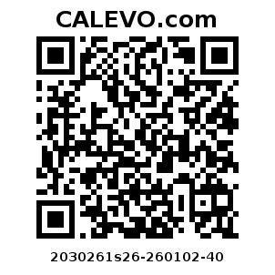 Calevo.com Preisschild 2030261s26-260102-40