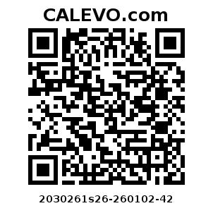Calevo.com Preisschild 2030261s26-260102-42