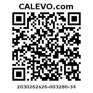 Calevo.com Preisschild 2030262s26-003280-34