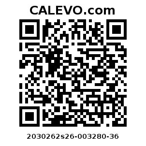 Calevo.com Preisschild 2030262s26-003280-36