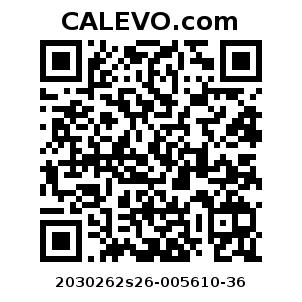 Calevo.com Preisschild 2030262s26-005610-36