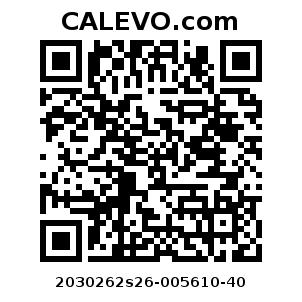 Calevo.com Preisschild 2030262s26-005610-40
