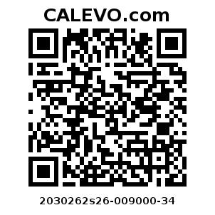 Calevo.com Preisschild 2030262s26-009000-34
