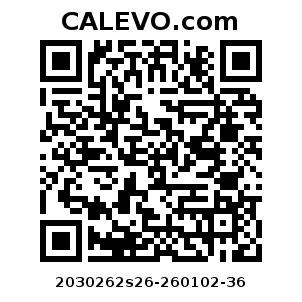 Calevo.com Preisschild 2030262s26-260102-36