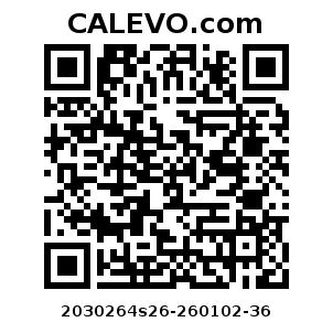 Calevo.com Preisschild 2030264s26-260102-36