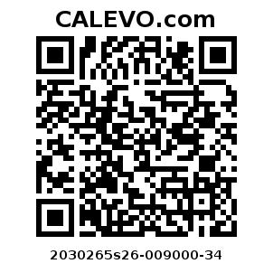 Calevo.com Preisschild 2030265s26-009000-34