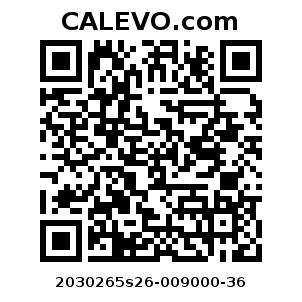 Calevo.com Preisschild 2030265s26-009000-36