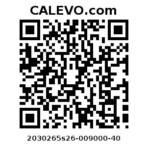 Calevo.com Preisschild 2030265s26-009000-40