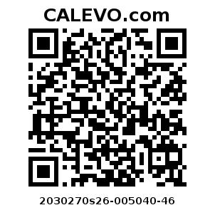 Calevo.com Preisschild 2030270s26-005040-46