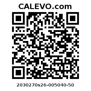 Calevo.com Preisschild 2030270s26-005040-50