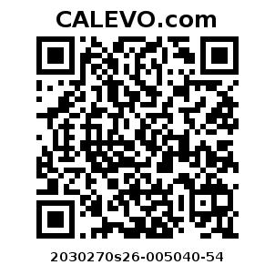 Calevo.com Preisschild 2030270s26-005040-54