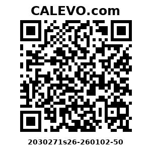 Calevo.com Preisschild 2030271s26-260102-50
