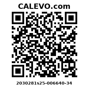 Calevo.com Preisschild 2030281s25-006640-34