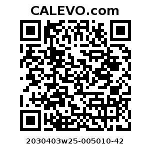Calevo.com Preisschild 2030403w25-005010-42