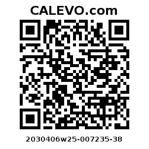 Calevo.com Preisschild 2030406w25-007235-38