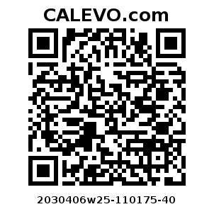 Calevo.com Preisschild 2030406w25-110175-40