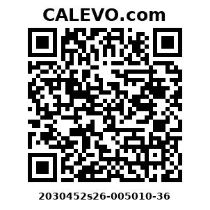 Calevo.com Preisschild 2030452s26-005010-36