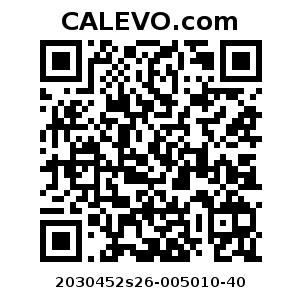 Calevo.com Preisschild 2030452s26-005010-40