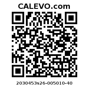 Calevo.com Preisschild 2030453s26-005010-40