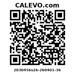 Calevo.com Preisschild 2030456s26-260401-36