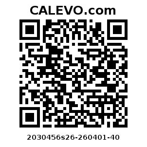 Calevo.com Preisschild 2030456s26-260401-40