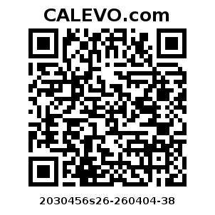 Calevo.com Preisschild 2030456s26-260404-38
