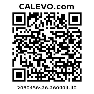 Calevo.com Preisschild 2030456s26-260404-40