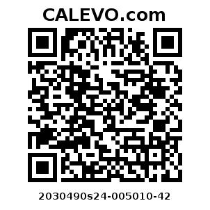 Calevo.com Preisschild 2030490s24-005010-42