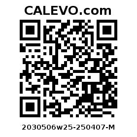 Calevo.com Preisschild 2030506w25-250407-M