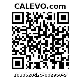 Calevo.com Preisschild 2030620d25-002950-S