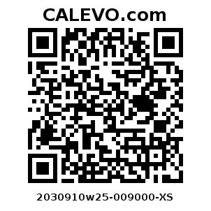 Calevo.com Preisschild 2030910w25-009000-XS