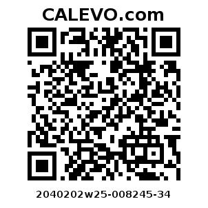 Calevo.com Preisschild 2040202w25-008245-34
