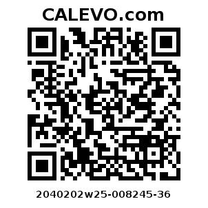 Calevo.com Preisschild 2040202w25-008245-36