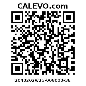 Calevo.com Preisschild 2040202w25-009000-38