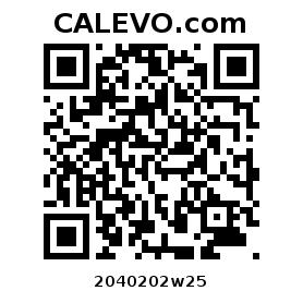 Calevo.com Preisschild 2040202w25
